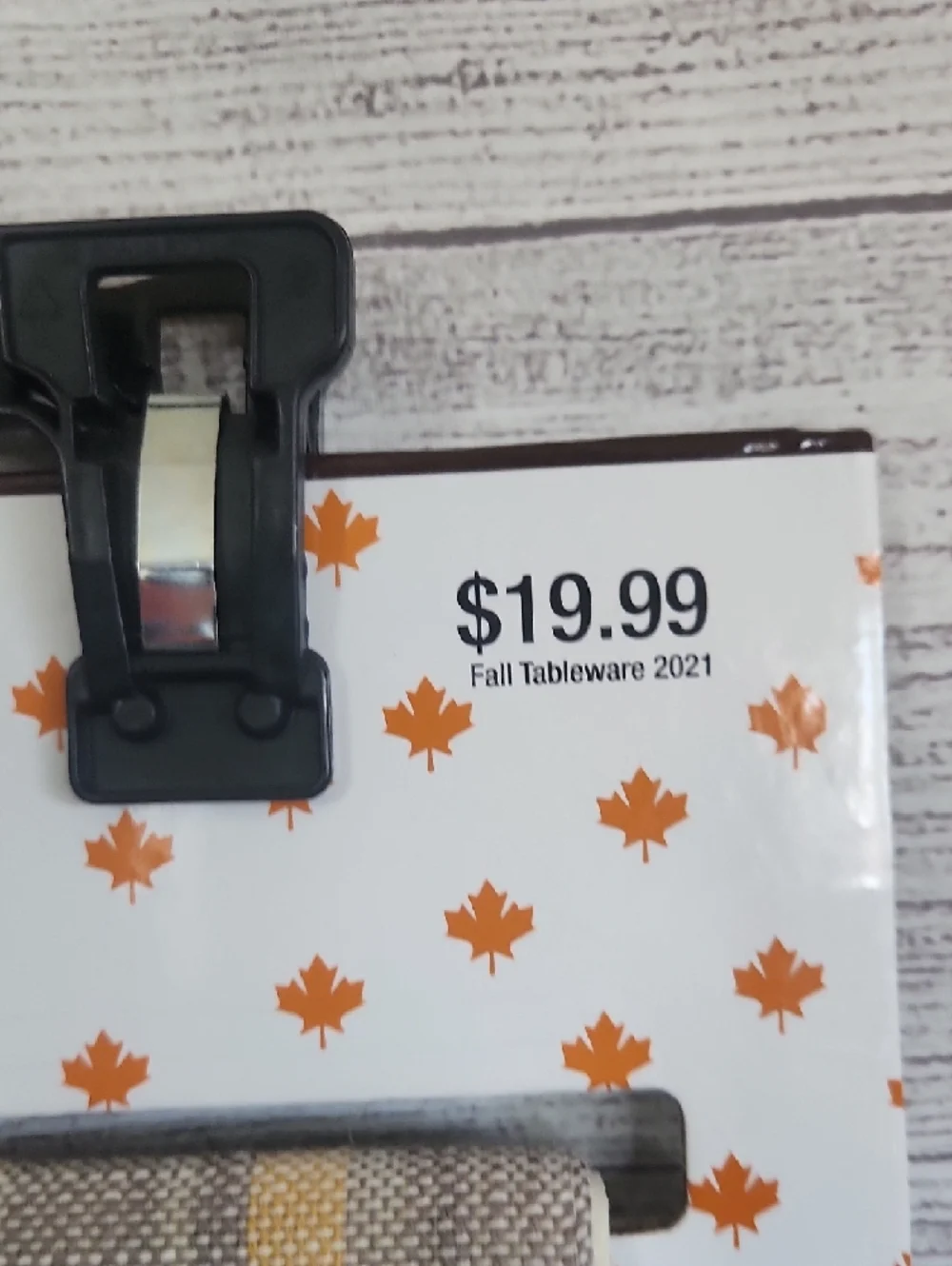 Hobby Lobby plaid fall